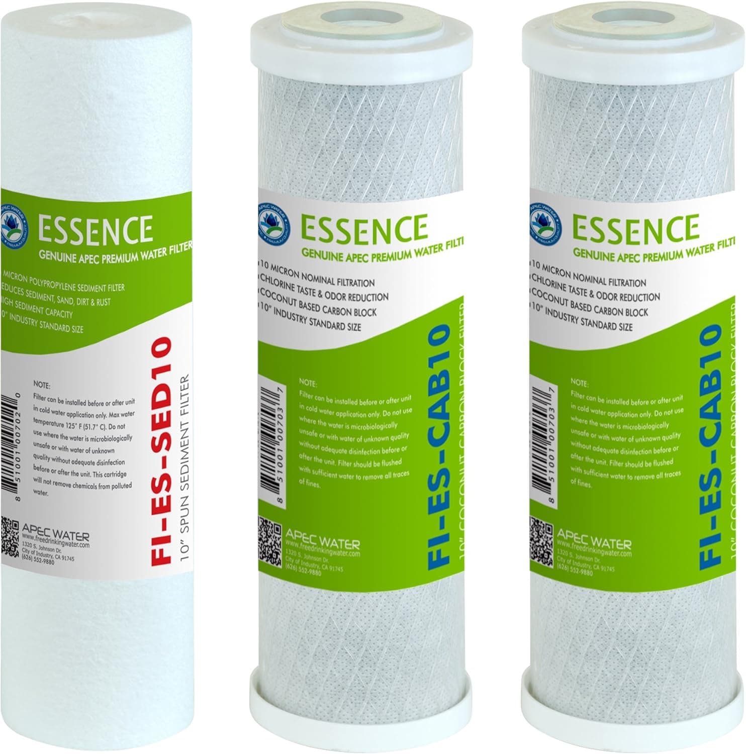 APEC FILTER-SET-ES RO净水器替换滤芯组(第1-3级)